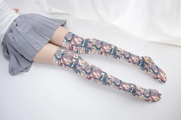 Comic Strip Manga Stockings