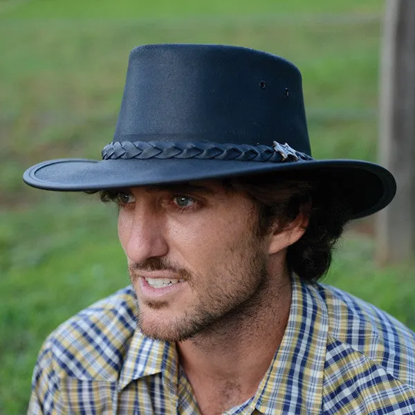 Conner - Stockman Oily Australian Leather Hat