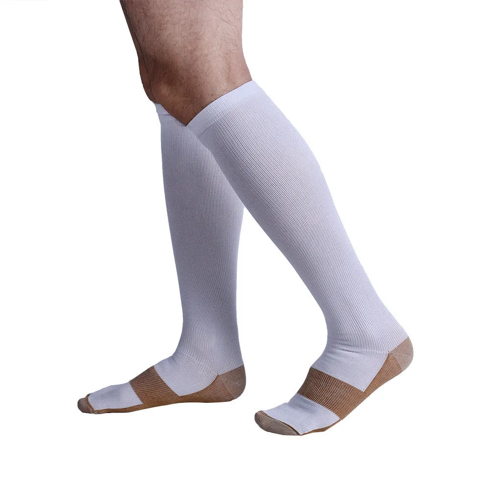 Copper Anti-Fatigue Compression Knee High Socks