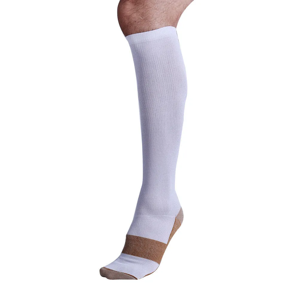 Copper Anti-Fatigue Compression Knee High Socks