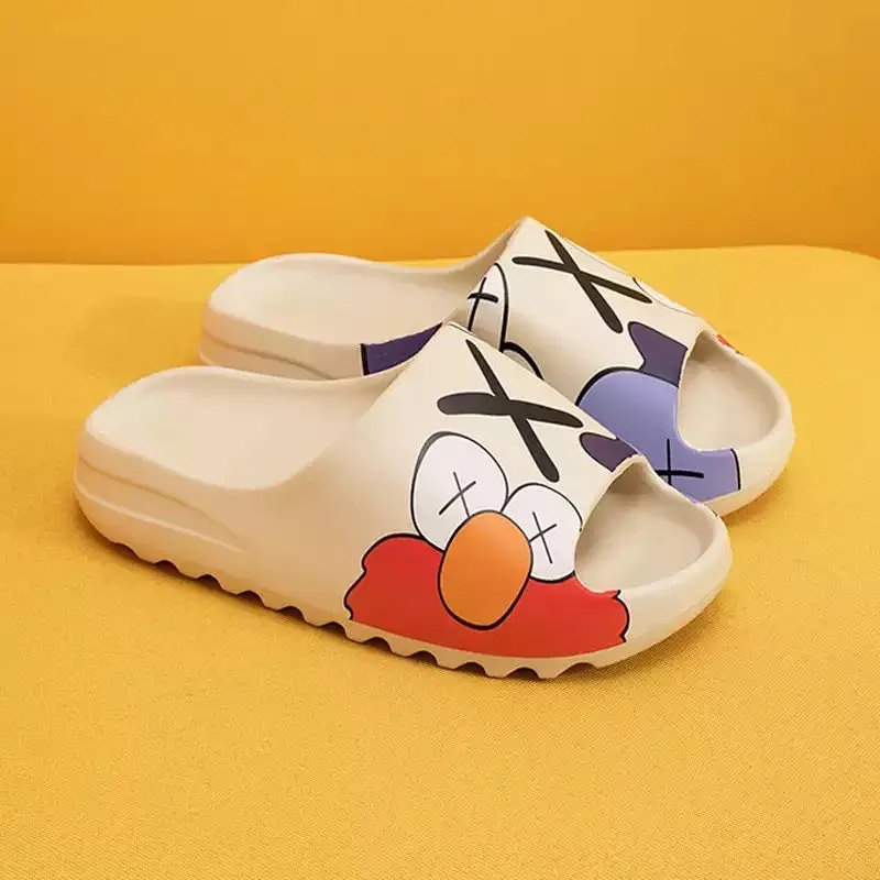 Cute Cartoon Serrated Breathable Flip Flops