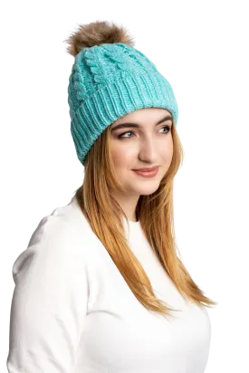 Cyan - Cozy Lined Hat