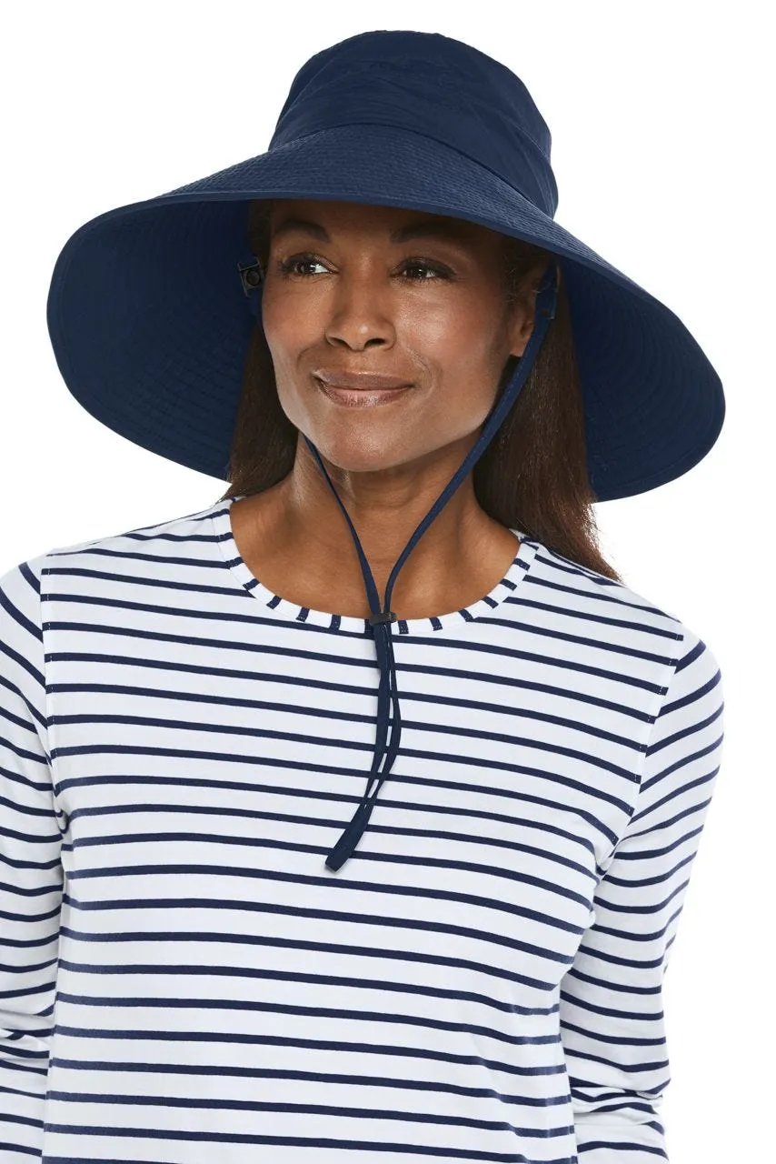 Cyd Travel Beach Hat | Navy