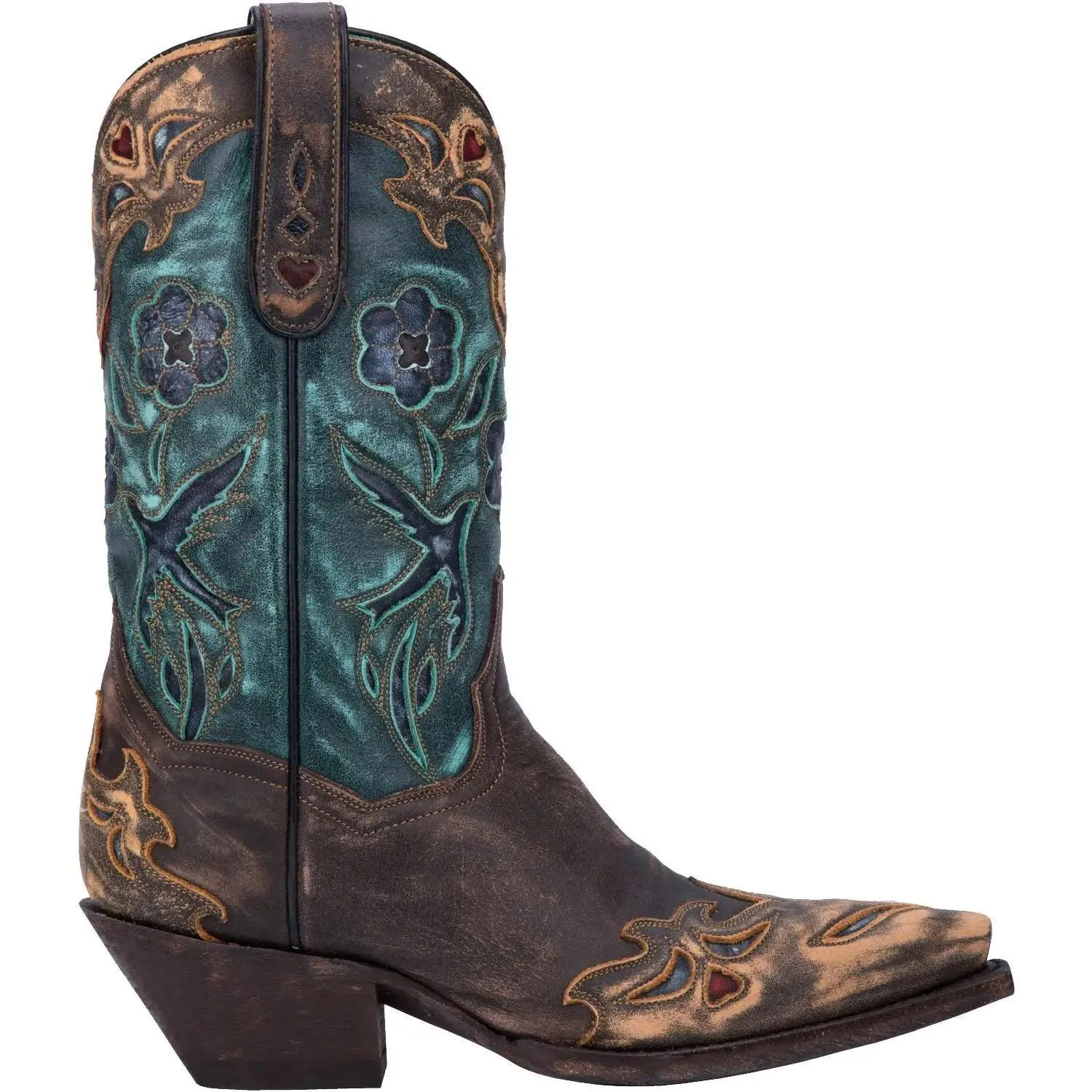 Dan Post Women’s Vintage Bluebird Snip Toe Leather Boot DP3544