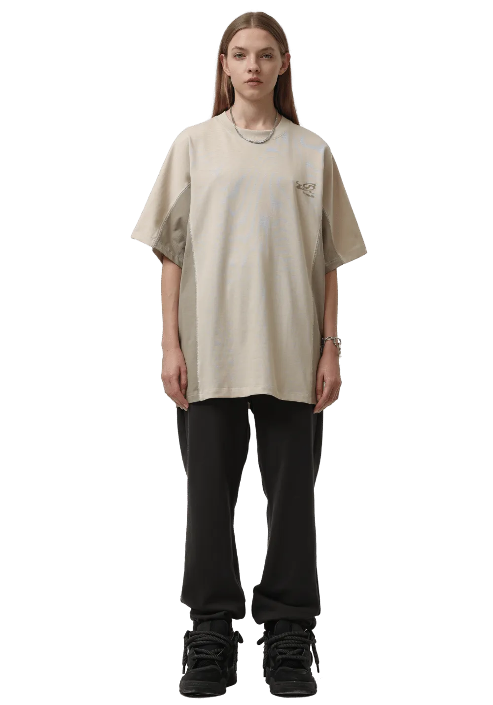 Deconstructed Split Panel T-Shirt