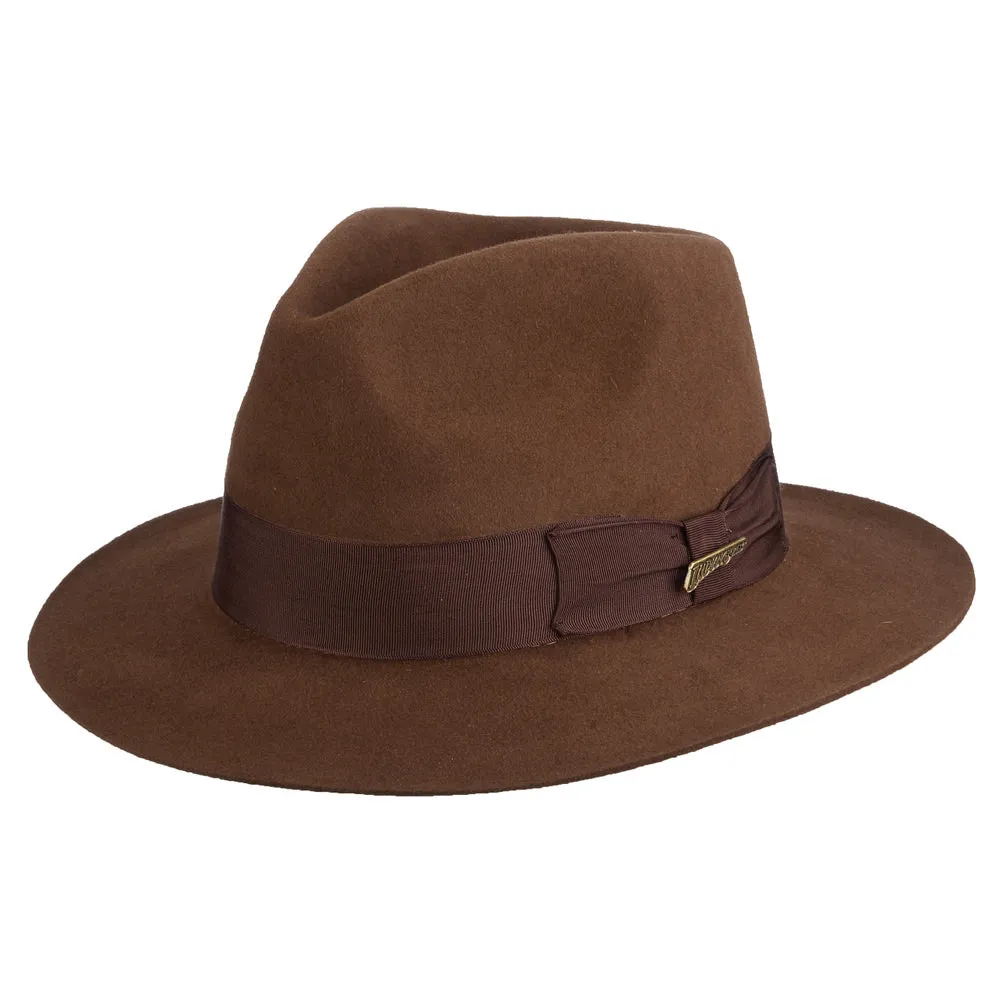 Dorfman Pacific - Fur Felt Indiana Jones Fedora Hat