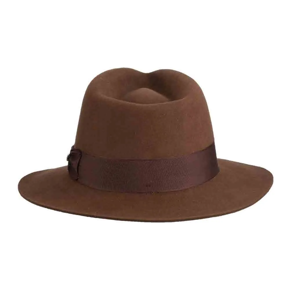 Dorfman Pacific - Fur Felt Indiana Jones Fedora Hat