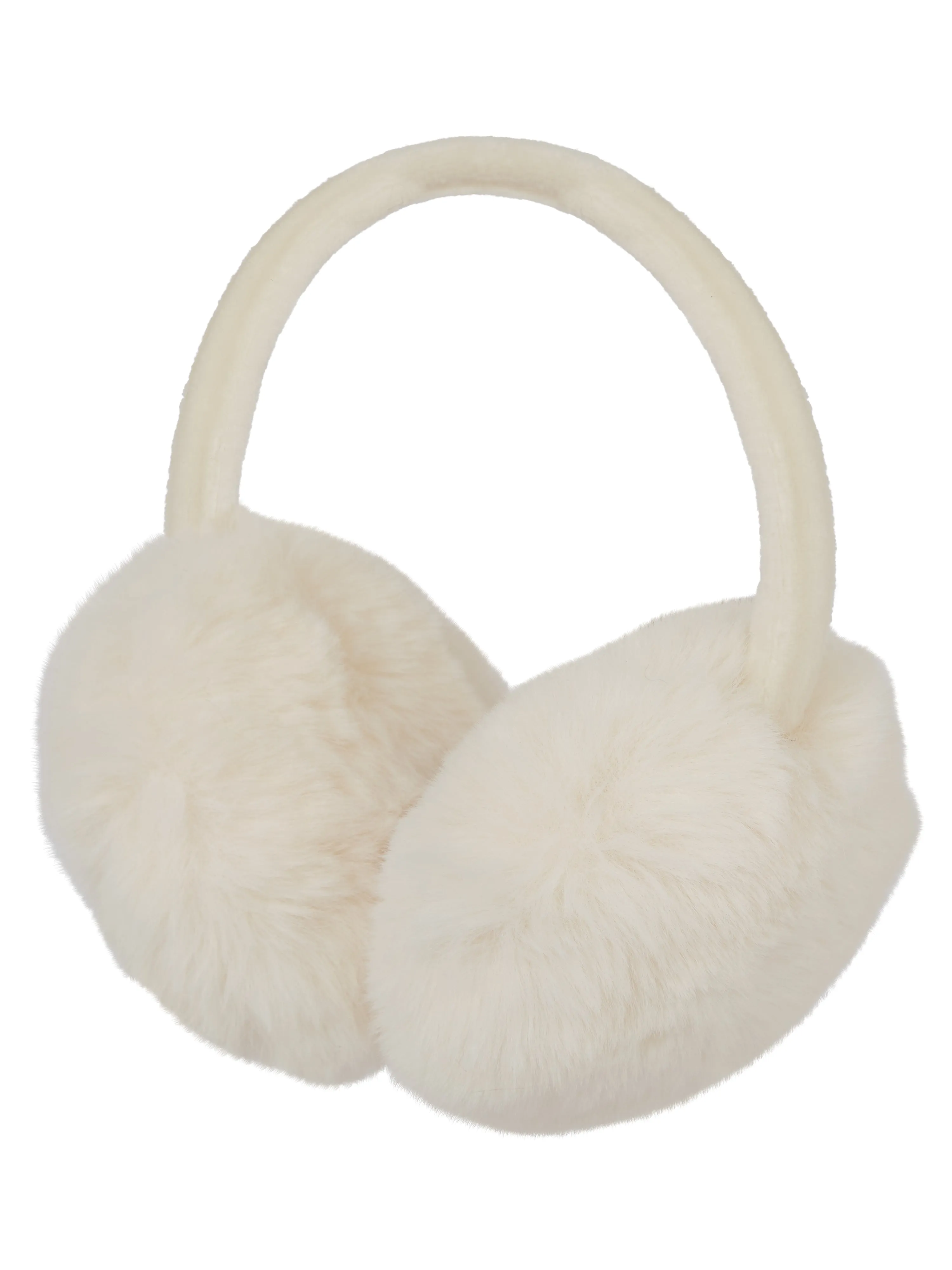 EDIE FAUX FUR EARMUFF AW24 IN CREAM