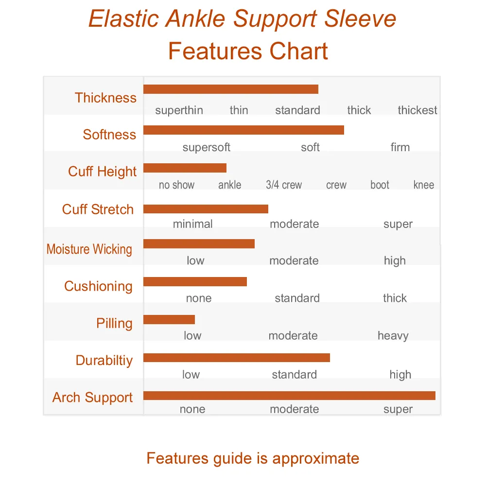 Elastic Ankle Support Sleeve Socks