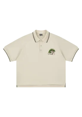 Embroidered Vintage Polo Shirt