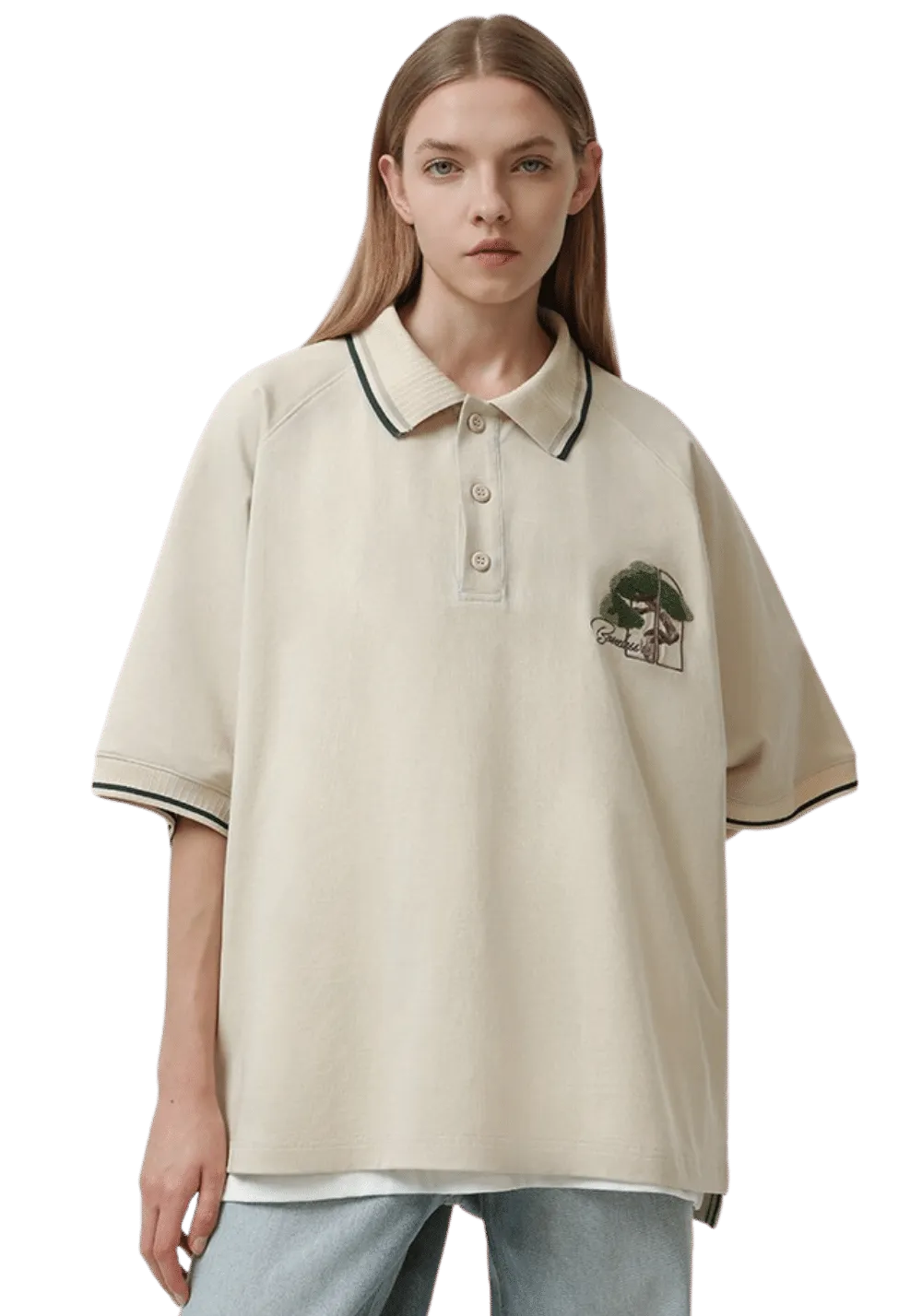 Embroidered Vintage Polo Shirt