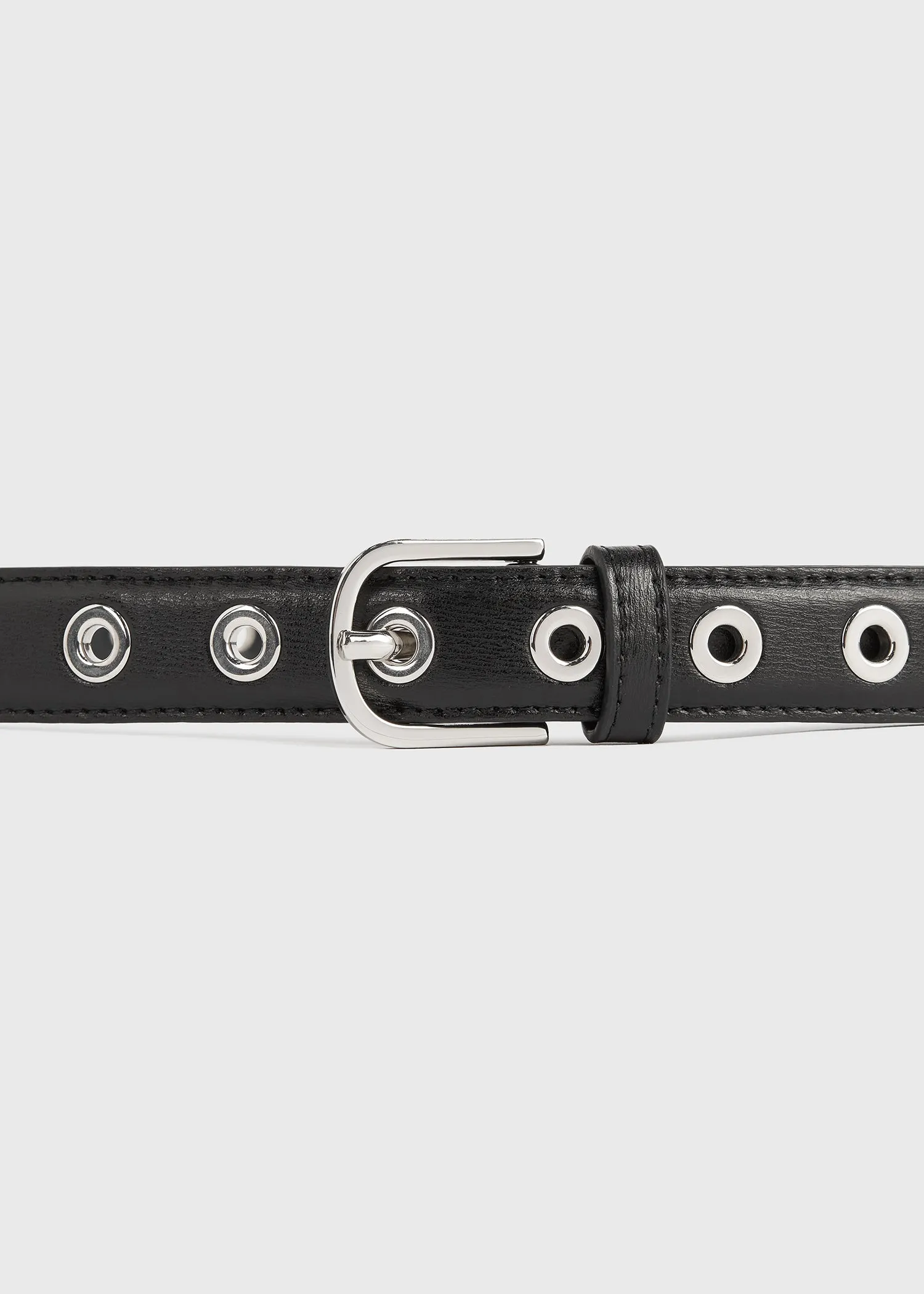 Eyelet belt black