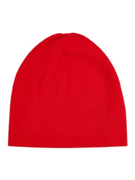 Fine Plain Hat Scarlet