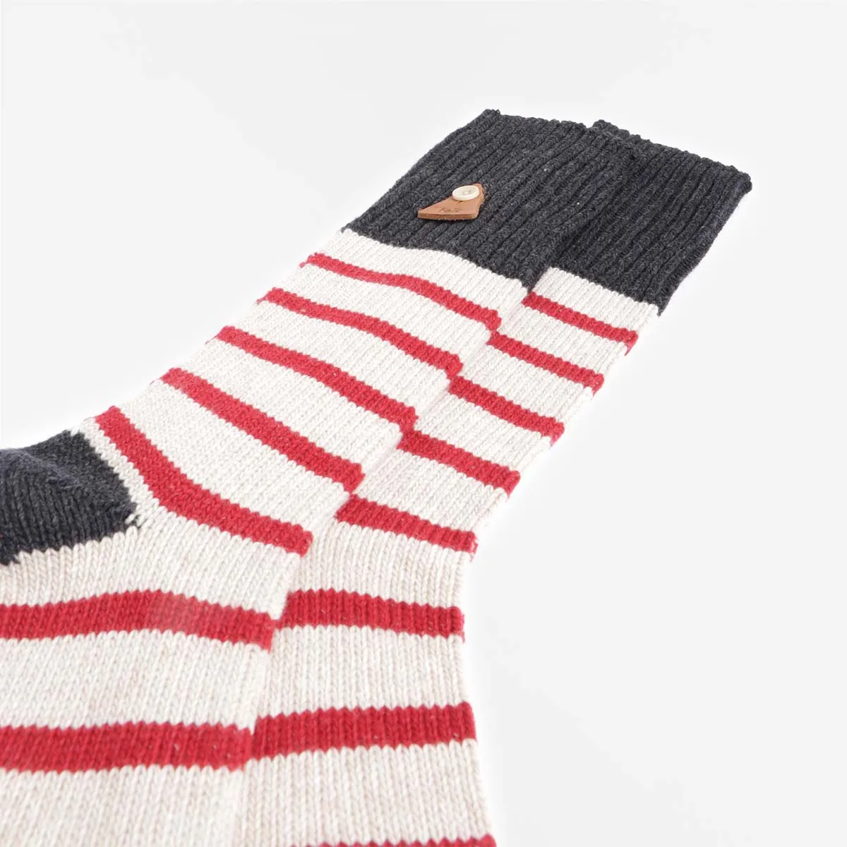 Folk Wool Stripe Socks