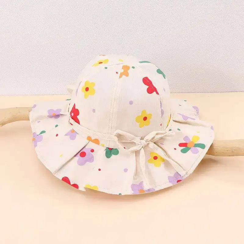 Frilled Print Bucket Hats