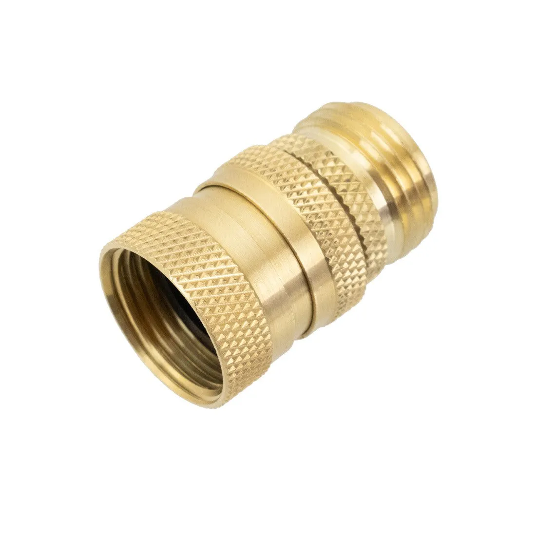 Garden Hose Quick Connect Male and Female Set - Brass