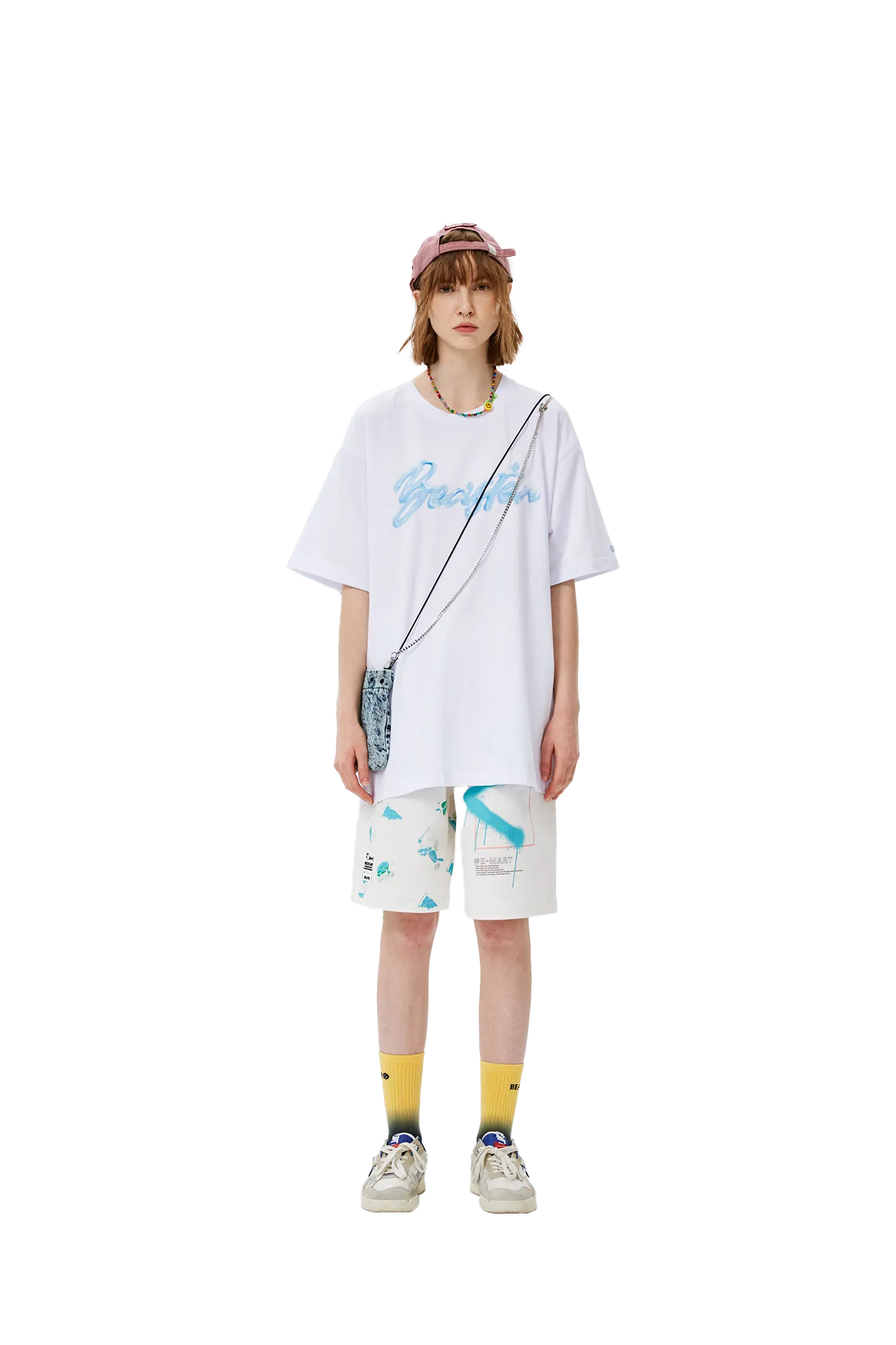 Ghost Face Loose Short Sleeve T-Shirt