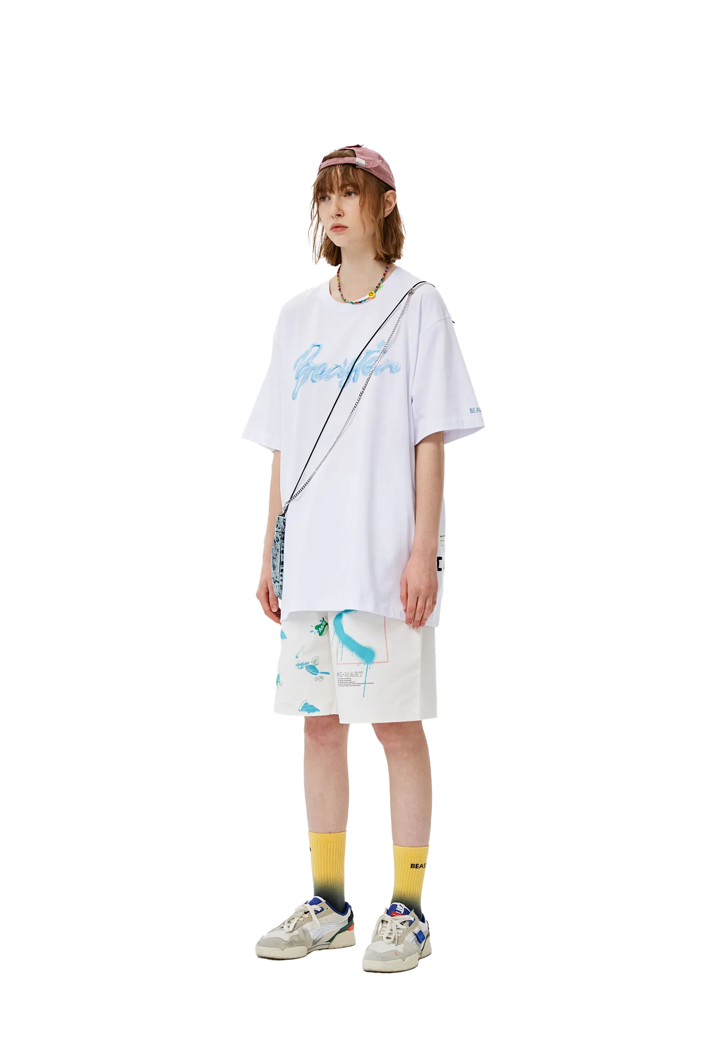 Ghost Face Loose Short Sleeve T-Shirt