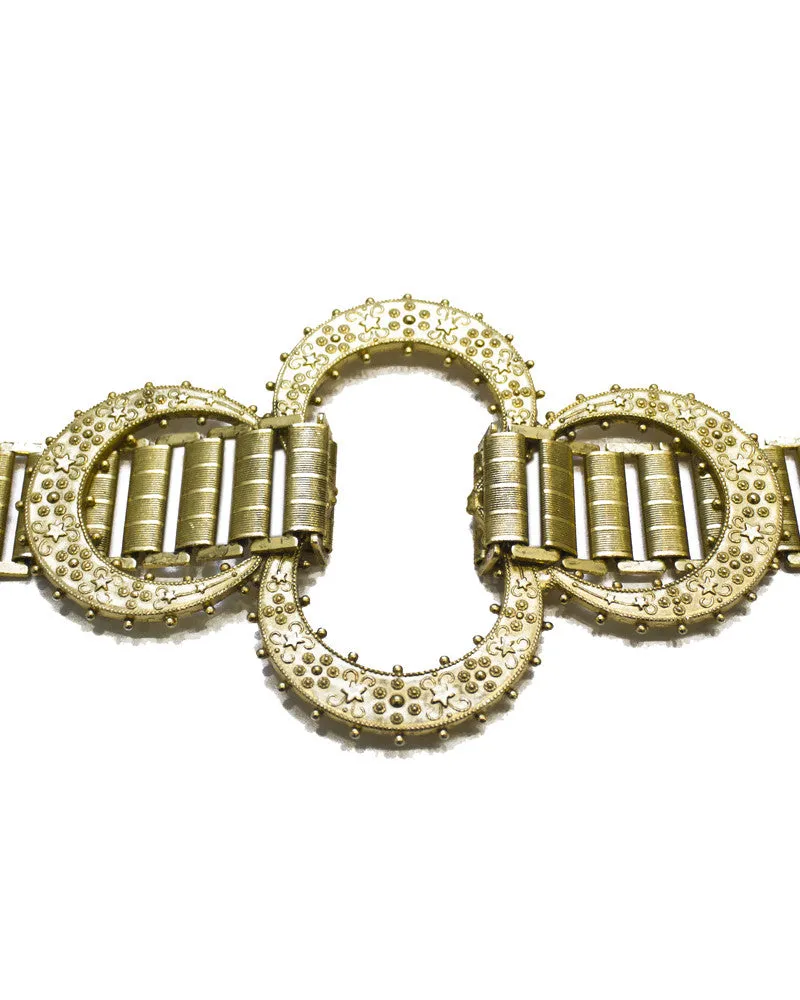 Gold link belt