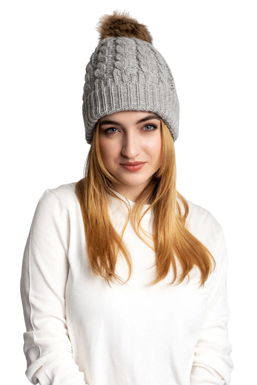 Grey - Cozy Lined Hat