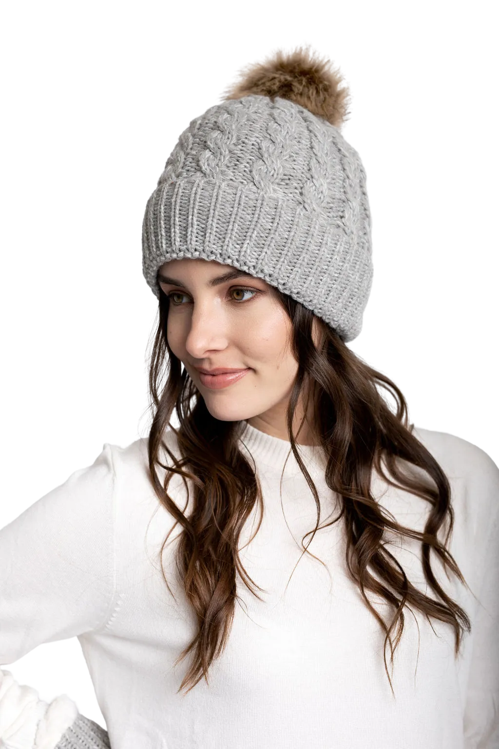 Grey - Cozy Lined Hat