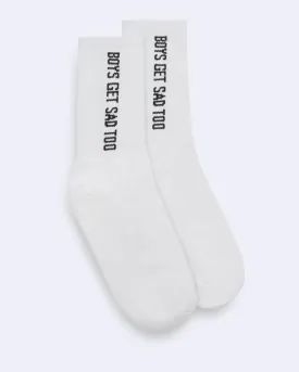 HEAVY COTTON SOCKS WHITE