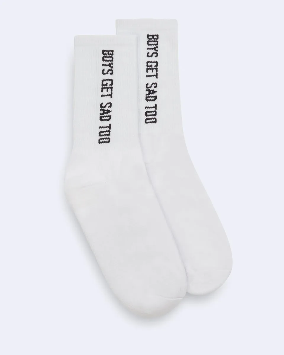 HEAVY COTTON SOCKS WHITE