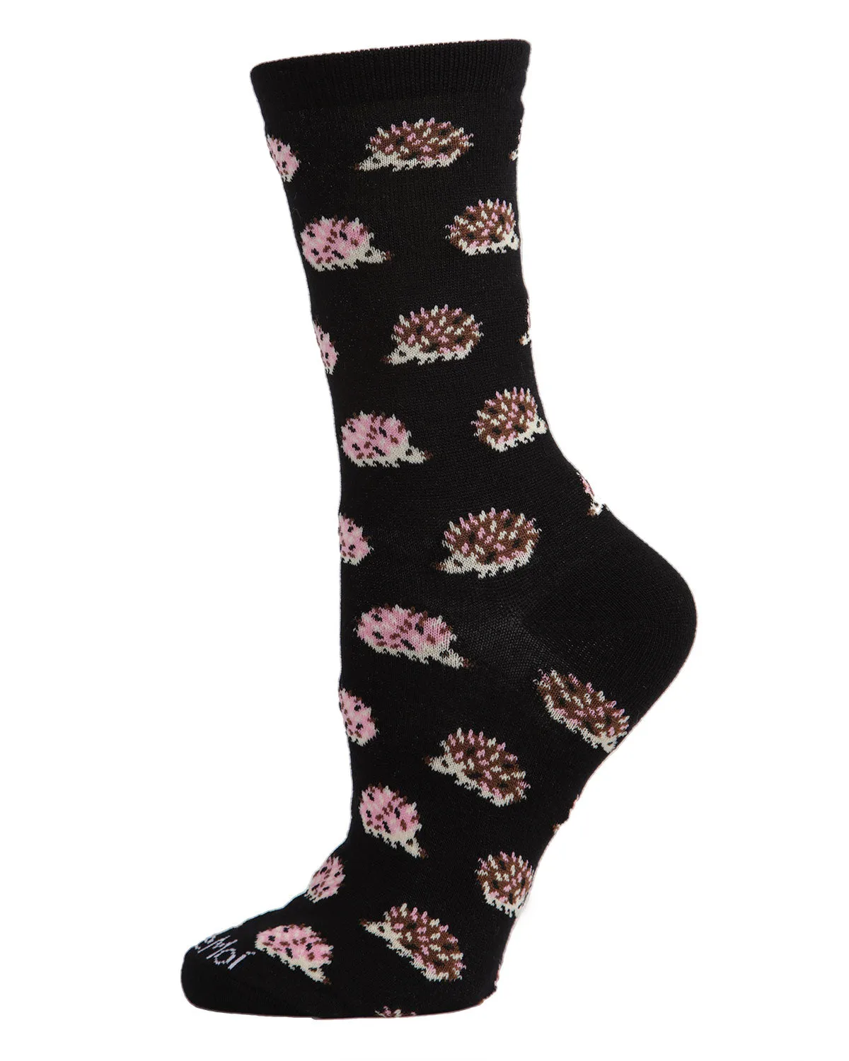 Hedgehogs Bamboo Blend Crew Socks