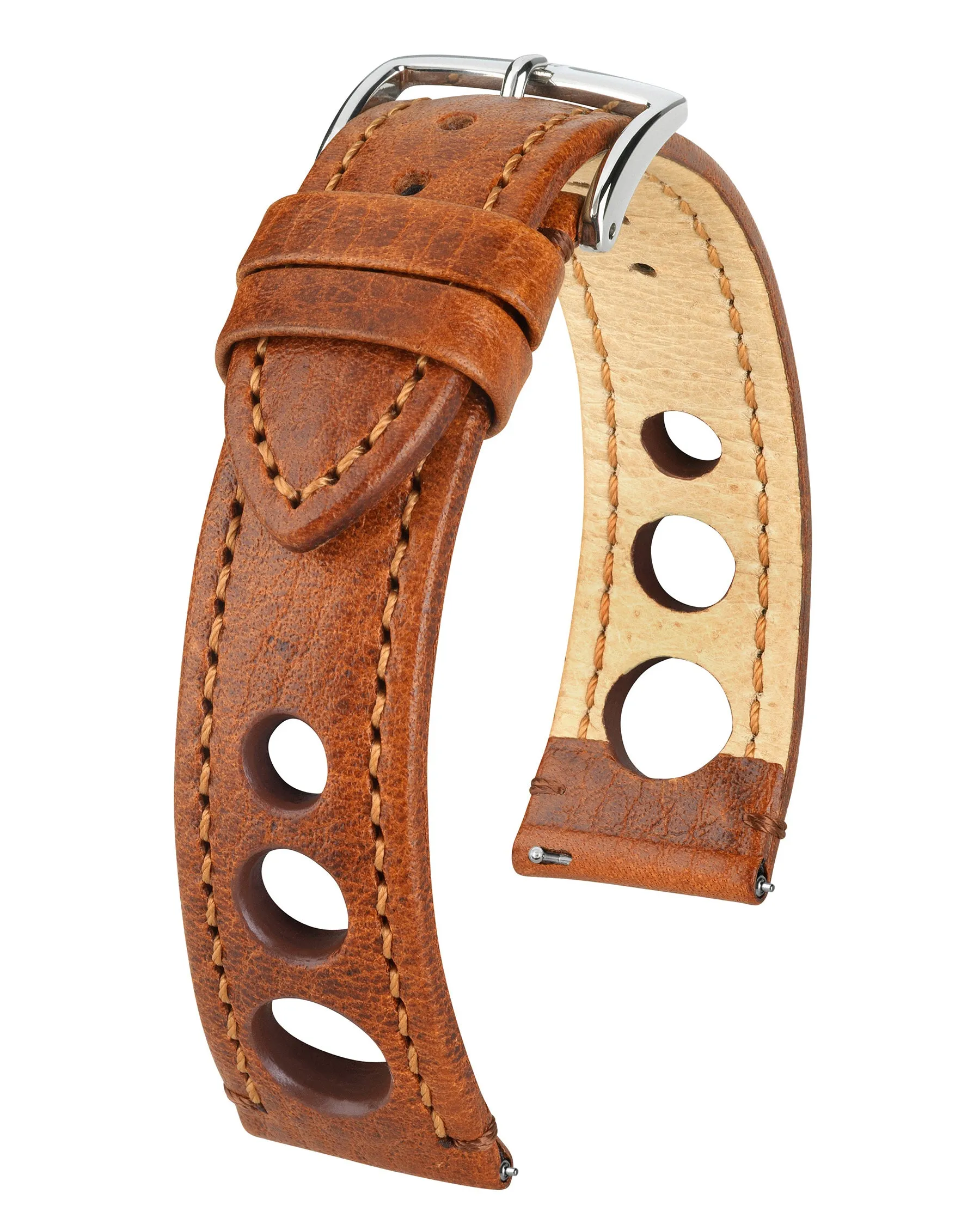 HIRSCH RALLY Buffalo Calfskin Sports Watchband  051 02