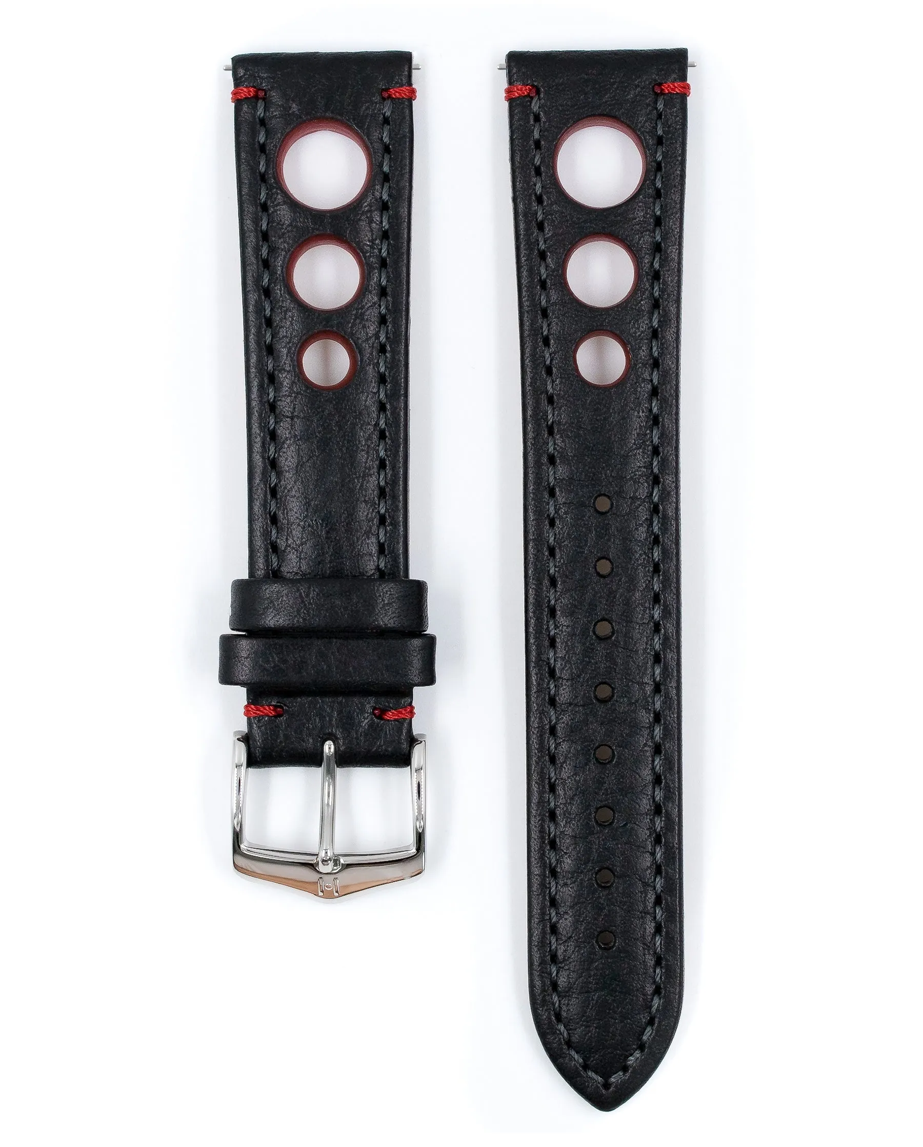 HIRSCH RALLY Buffalo Calfskin Sports Watchband  051 02