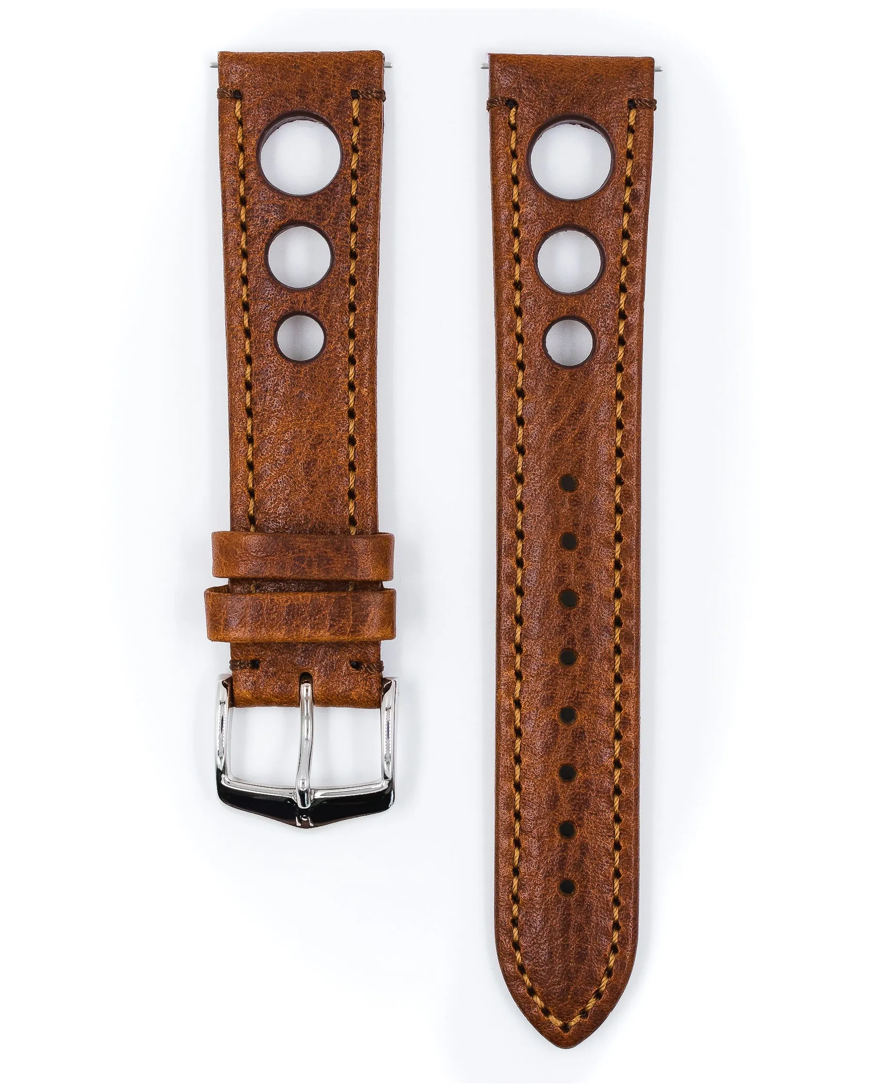 HIRSCH RALLY Buffalo Calfskin Sports Watchband  051 02