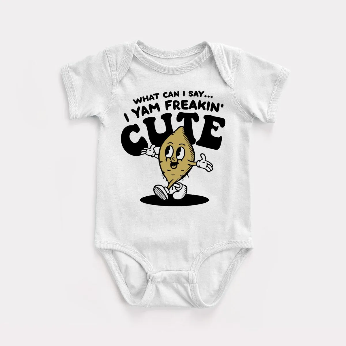 I Yam Freakin' Cute Baby Bodysuit