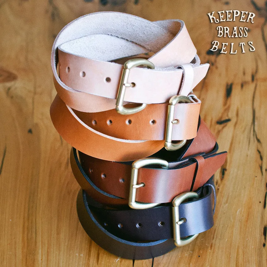 Keeper Brass Belt 1.25" RAW