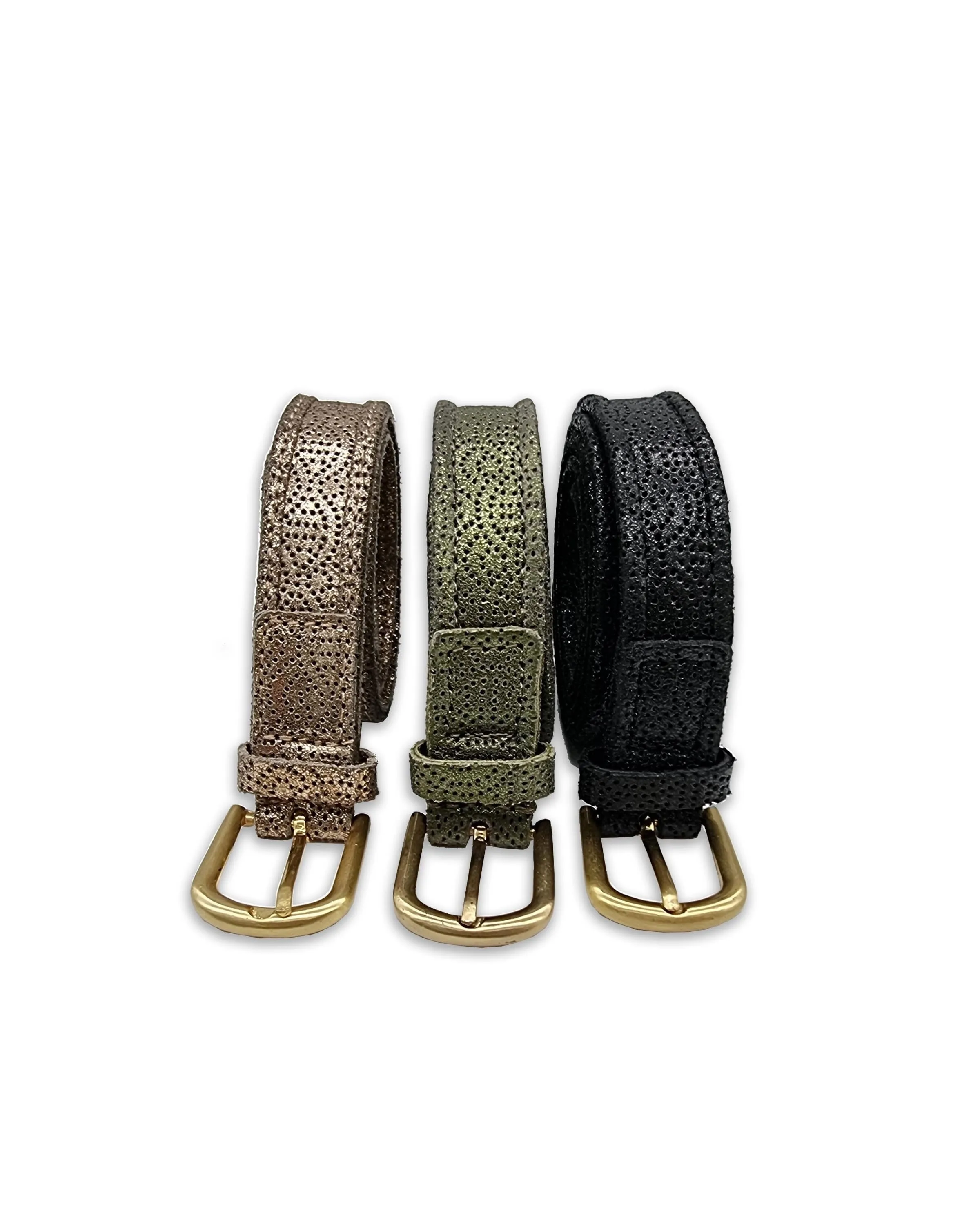 KENWOOD PUNCHED BELT-OLIVE