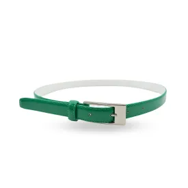 LACEY - Womens Emerald Green Patent Leather Belt