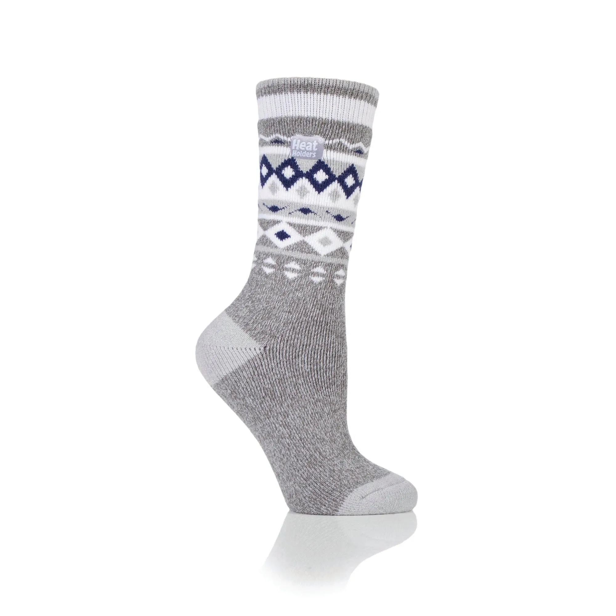 Ladies Lite Patterned Jacquard Socks - Witton