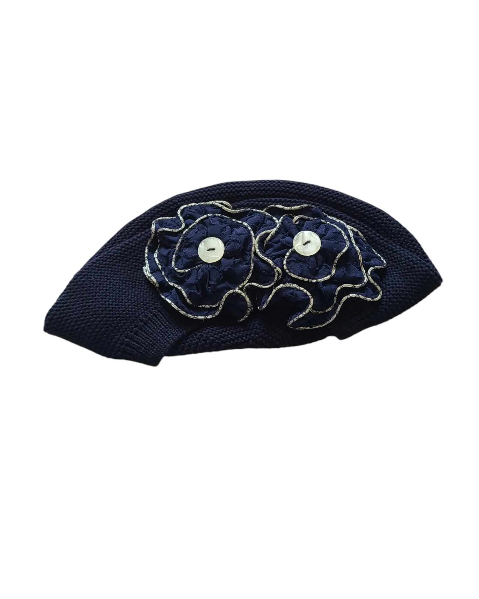 Large Size Navy Blue French Beret