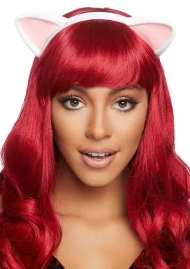 Latex Kitty Ear Costume Headband