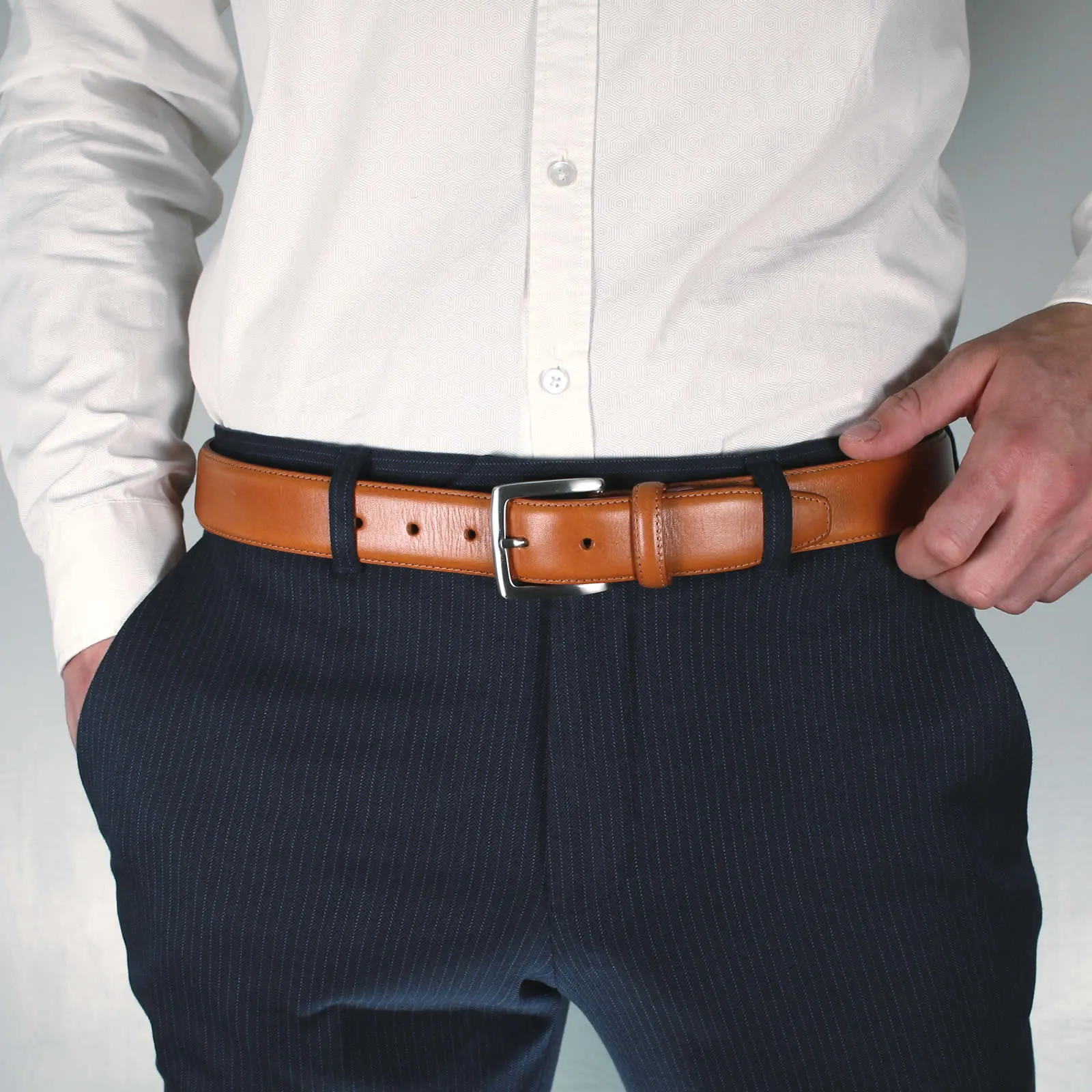 Leather Belt Light Tan