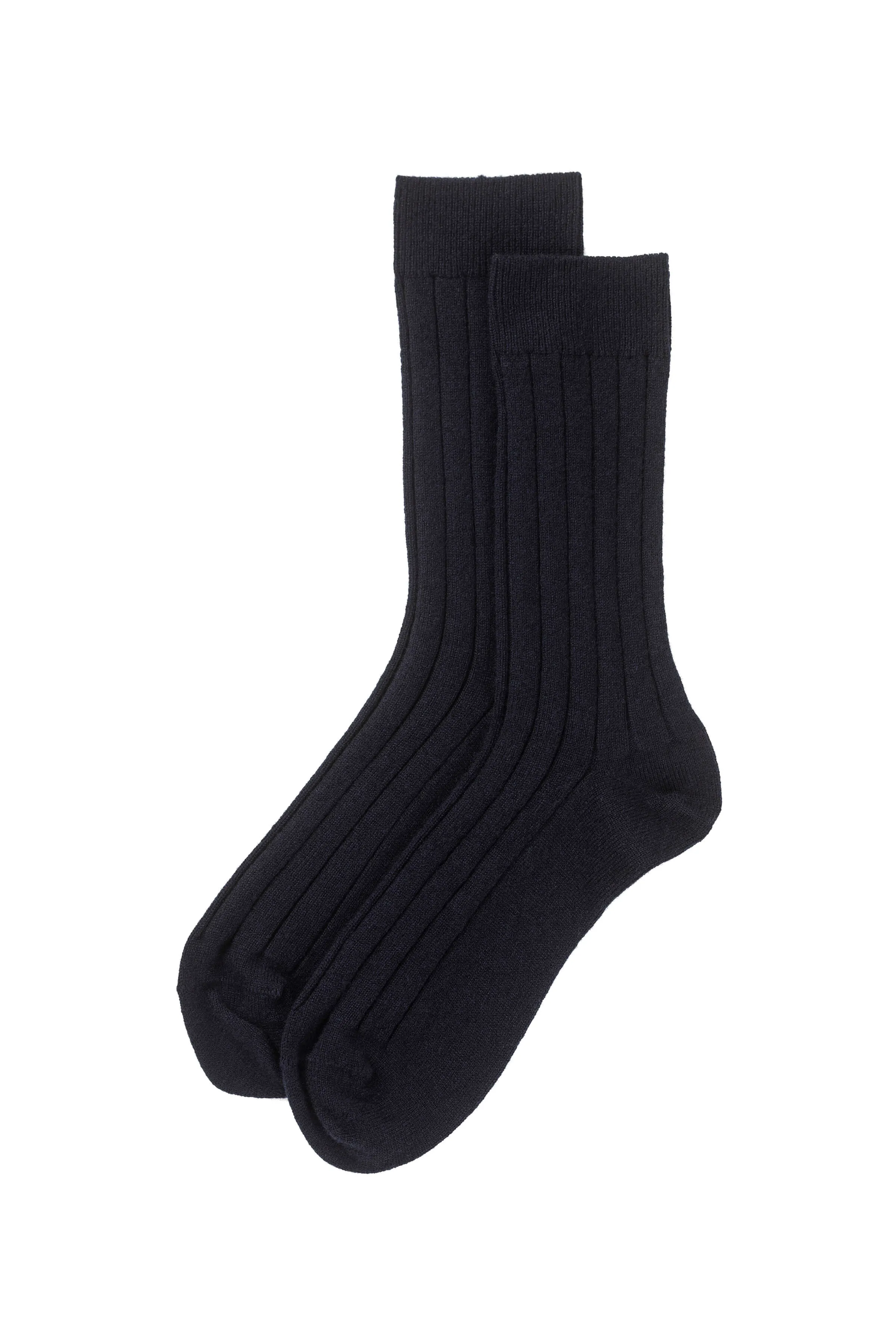 Men's Cashmere Ribbed Socks