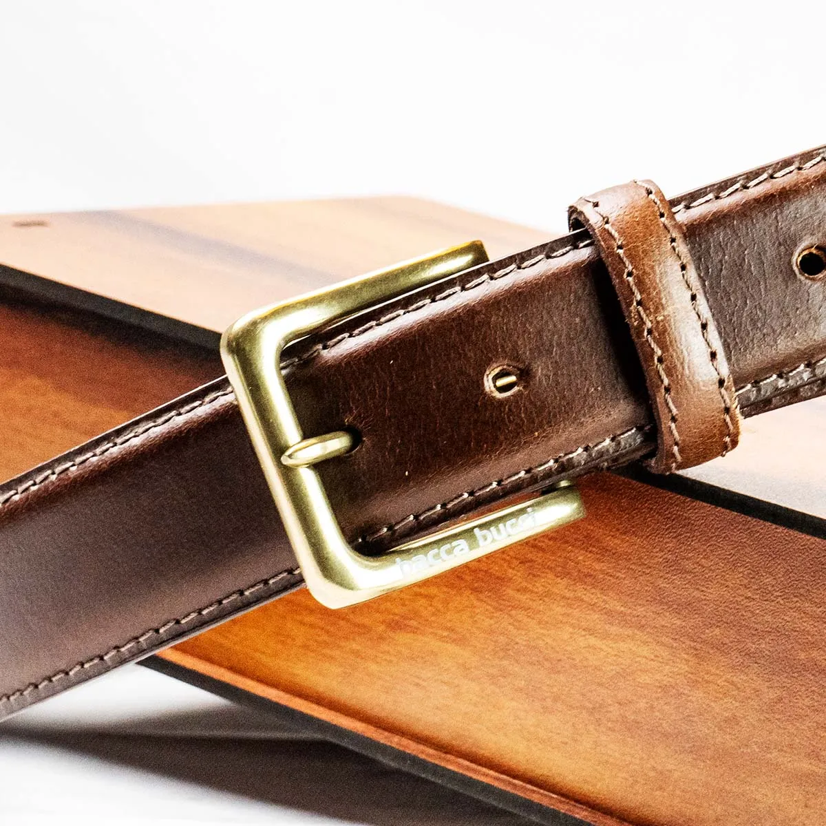 Men's Casual Jeans belt with Genuine grain & soft Leather Wallet combo Gift Set for Men