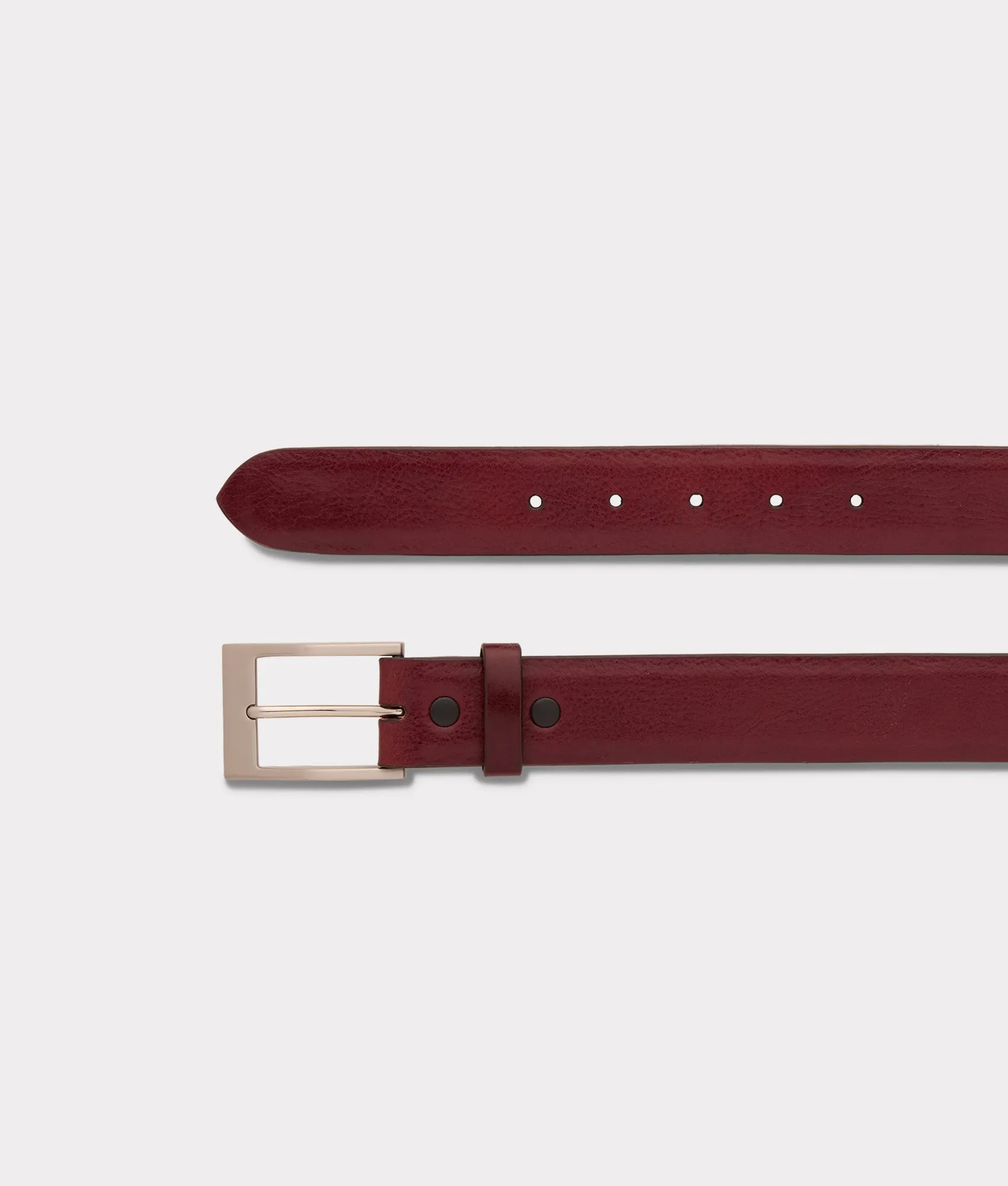 Mens Dress Belt :: Burgundy