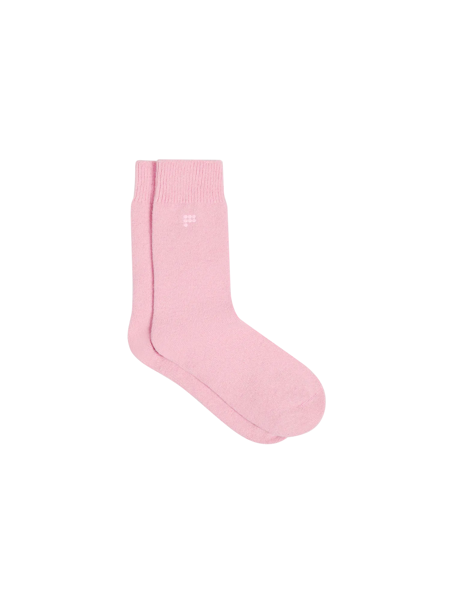 Mens Recycled Cashmere Socks—sakura pink