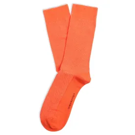 Originals Champagne Pique Socks Pumpkin Orange