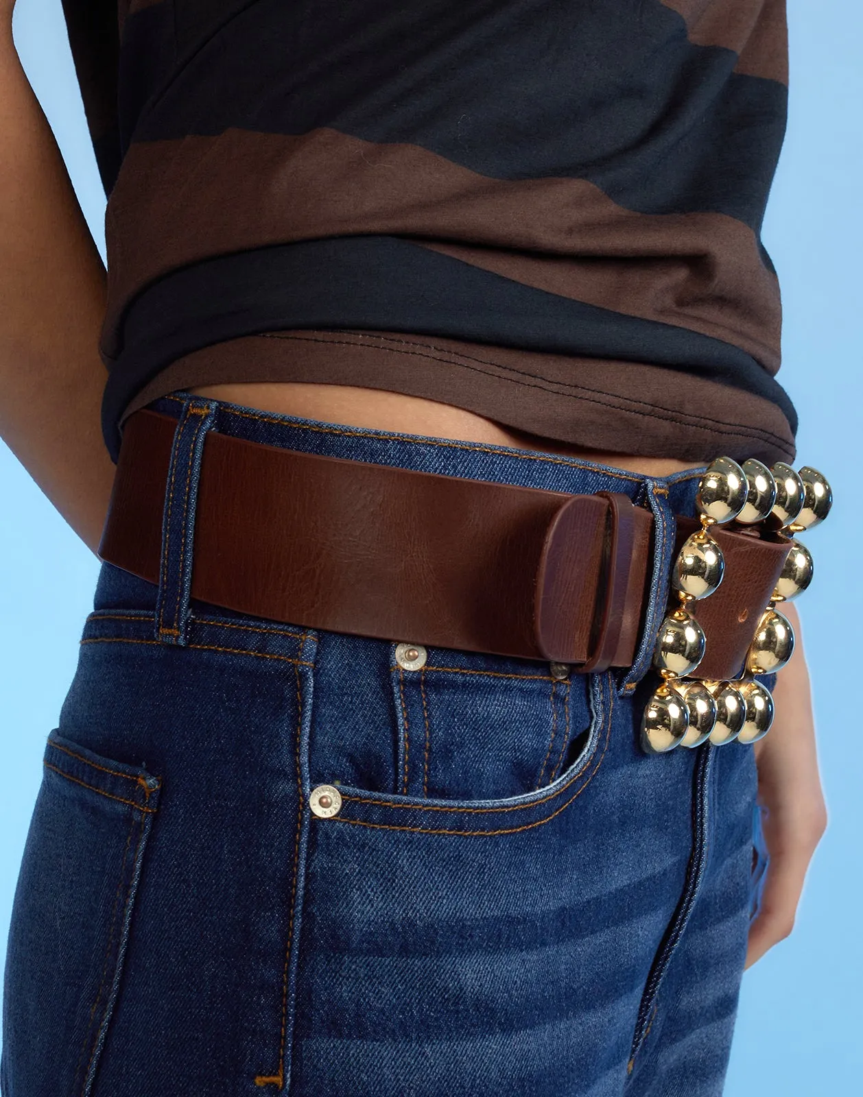 Oversized Buckle Belt