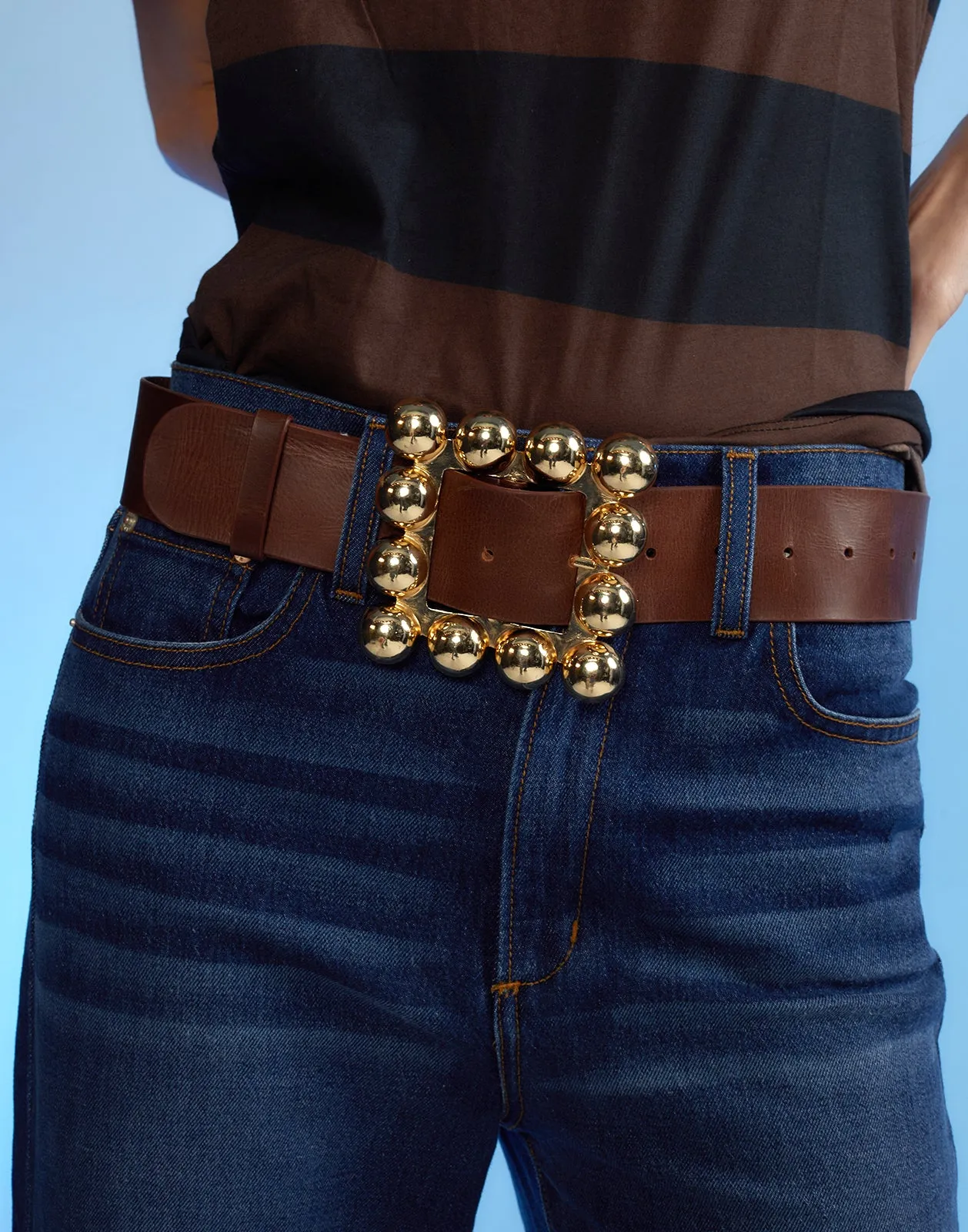 Oversized Buckle Belt