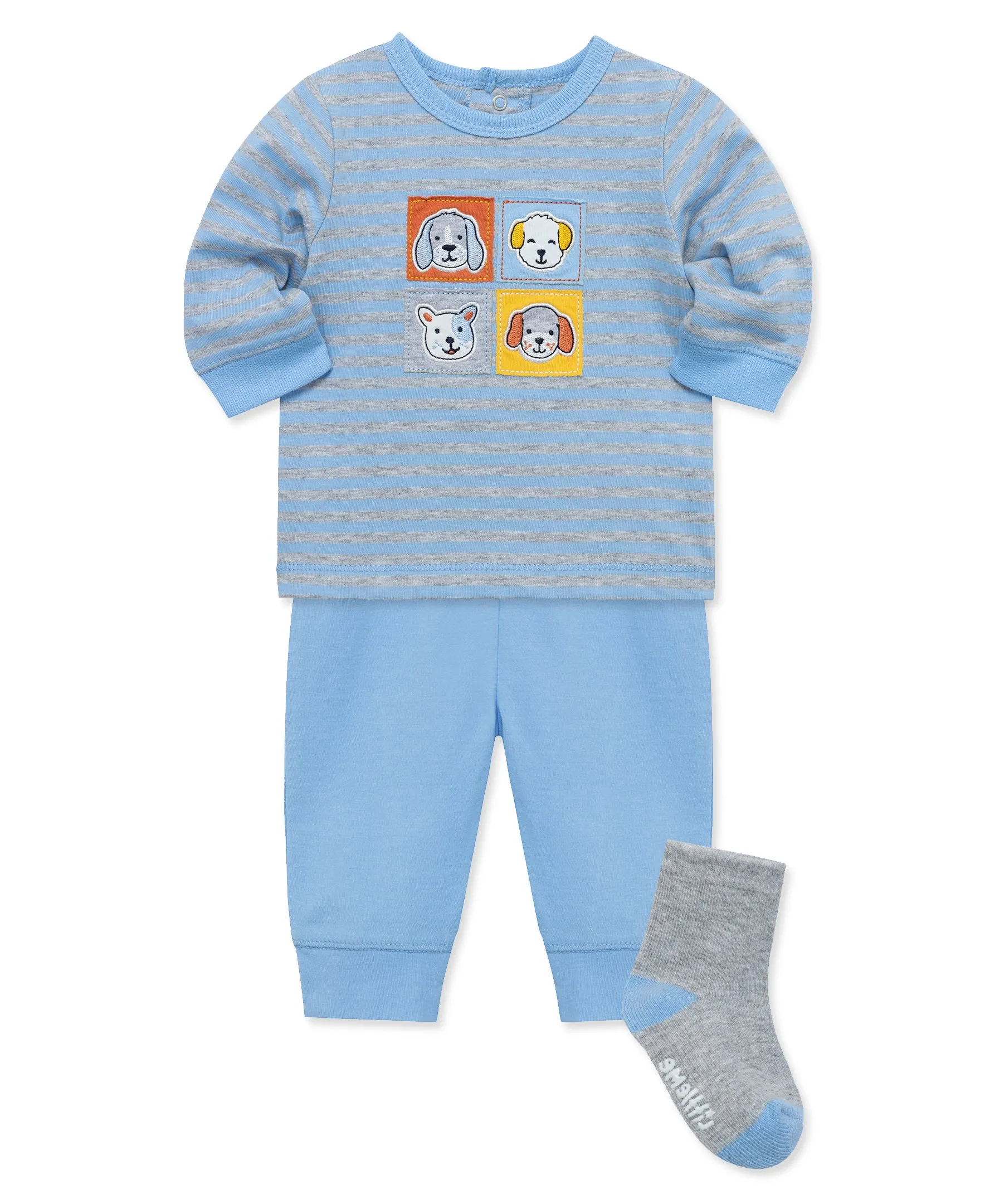 Puppy Pals Jogger Set (3M-12M)