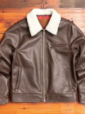 "10th Anniversary" Leather Jacket in Brown