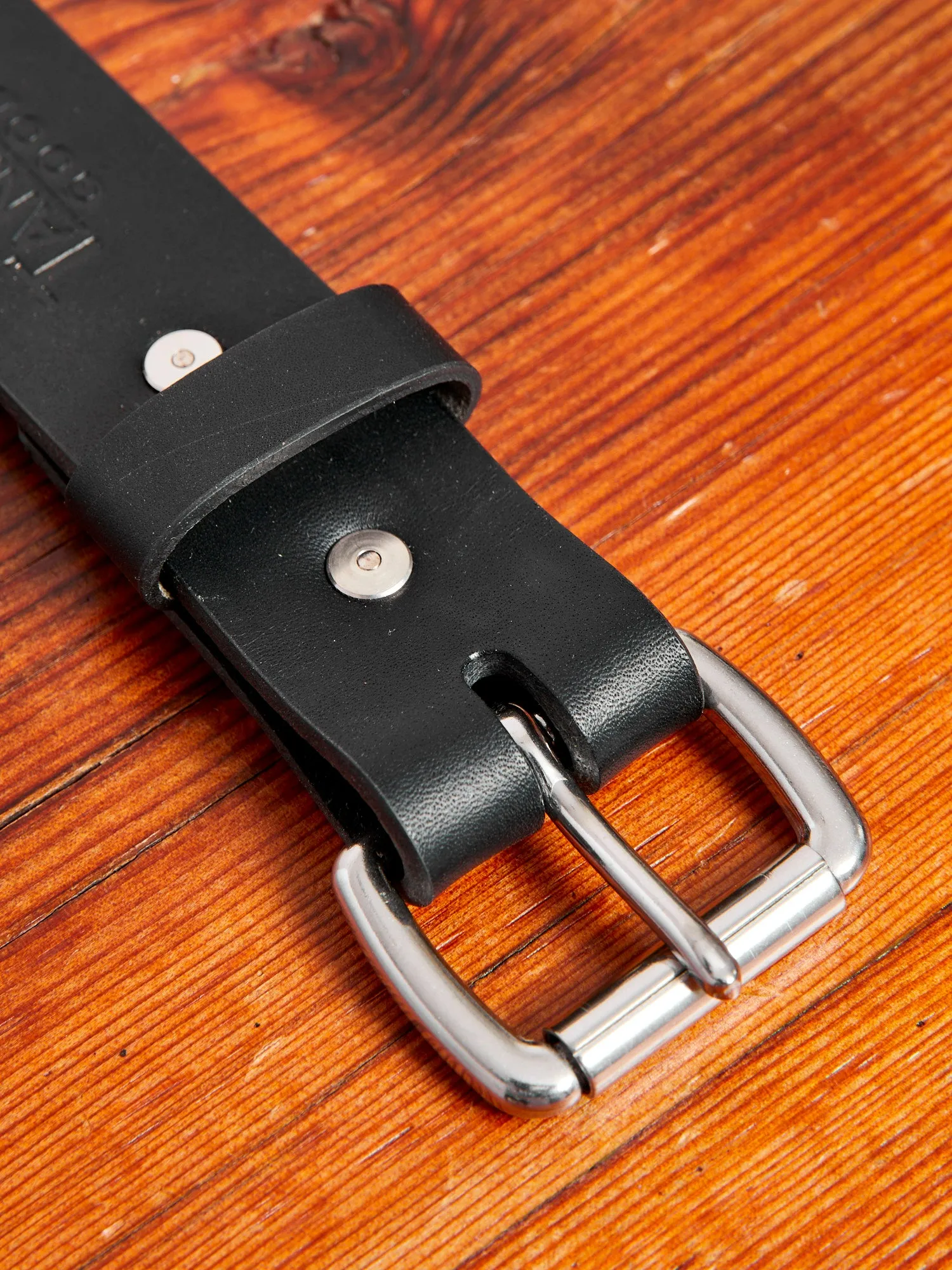 "Standard" 11oz Leather Belt in Black