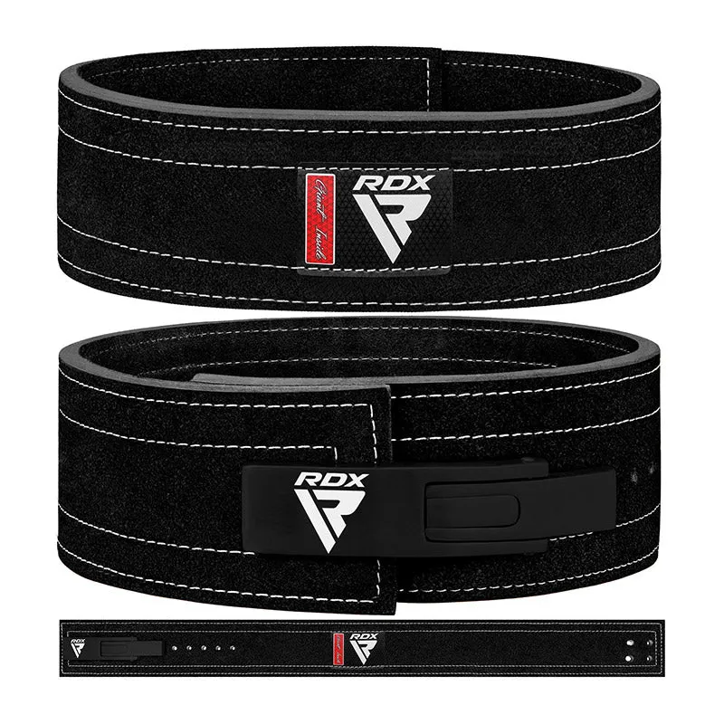 RDX 4 INCH IPL / USPA & World Powerlifting Congress APPROVED Powerlifting Leather Gym Belt